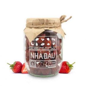 Dâu tây sấy nhà đậu